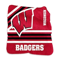 Wisconsin Badgers 50'' x 60'' Team Plush Raschel Throw Blanket