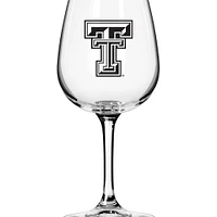 Texas Tech Red Raiders Logo 12oz. Stemmed Wine Glass