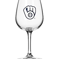 Milwaukee Brewers Logo 12oz. Stemmed Wine Glass