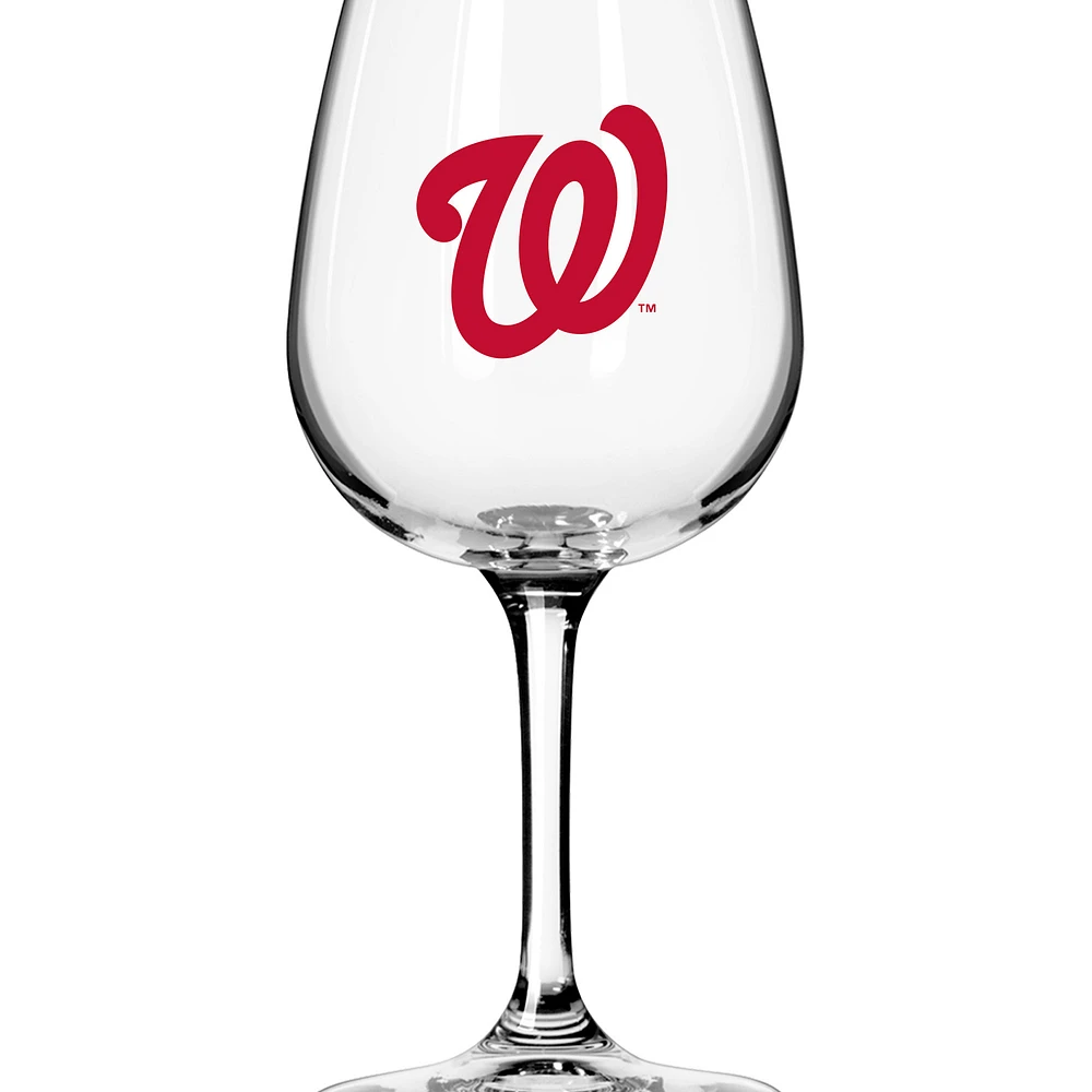 Washington Nationals Logo 12oz. Stemmed Wine Glass