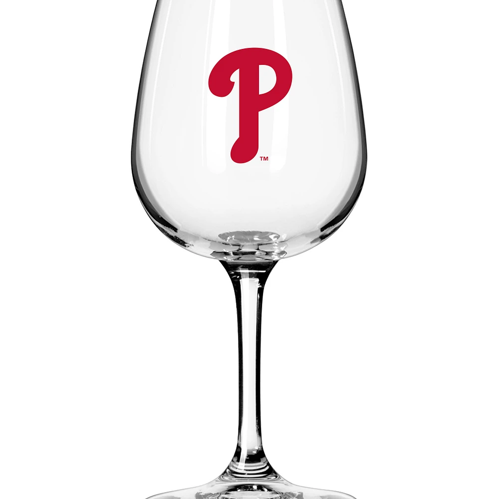 Philadelphia Phillies Logo 12oz. Stemmed Wine Glass