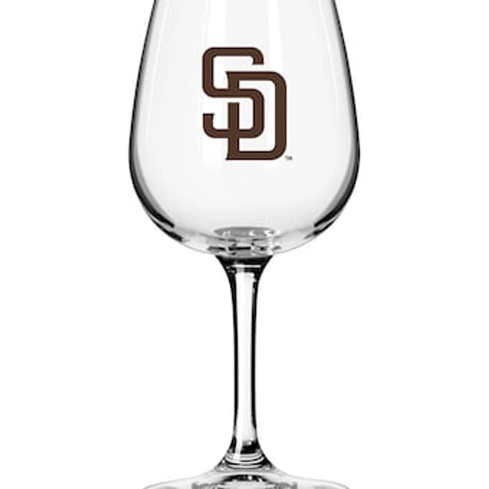 San Diego Padres Logo 12oz. Stemmed Wine Glass