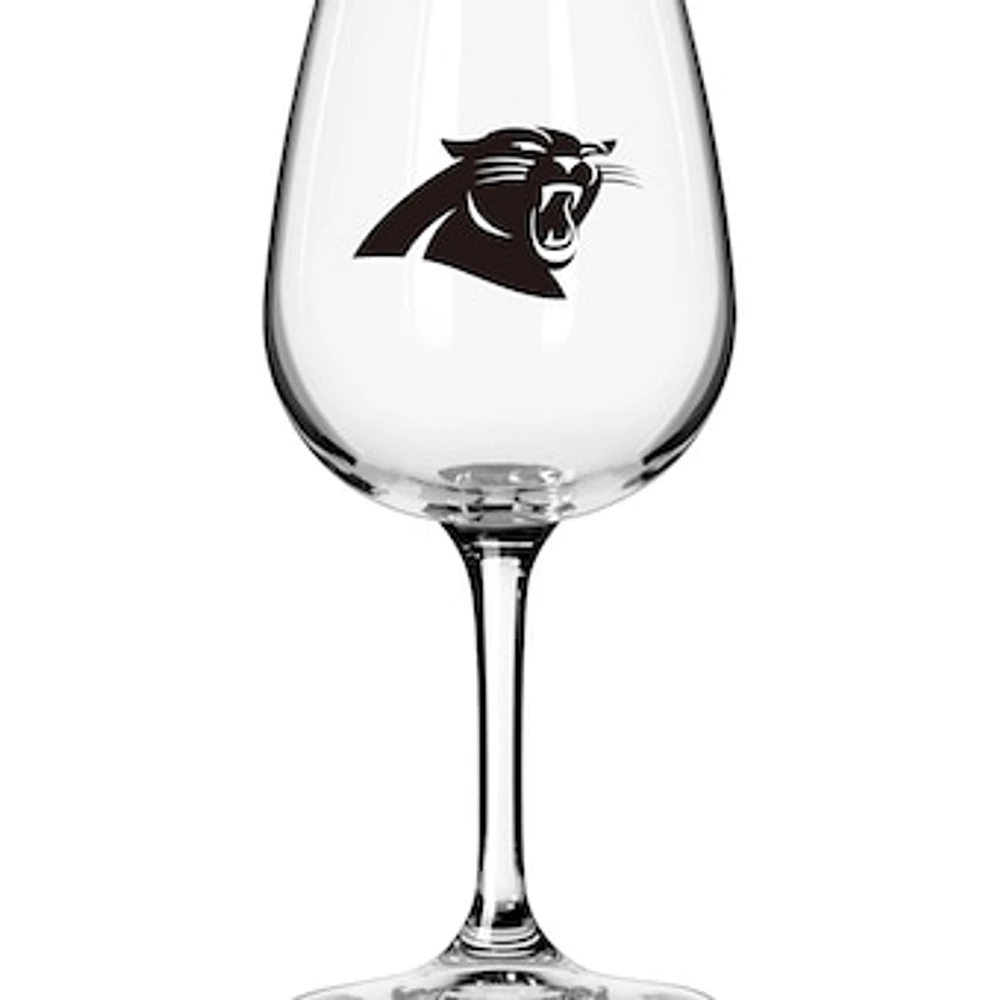 Carolina Panthers Logo 12oz. Stemmed Wine Glass