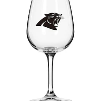 Carolina Panthers Logo 12oz. Stemmed Wine Glass