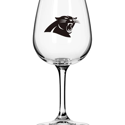 Carolina Panthers Logo 12oz. Stemmed Wine Glass