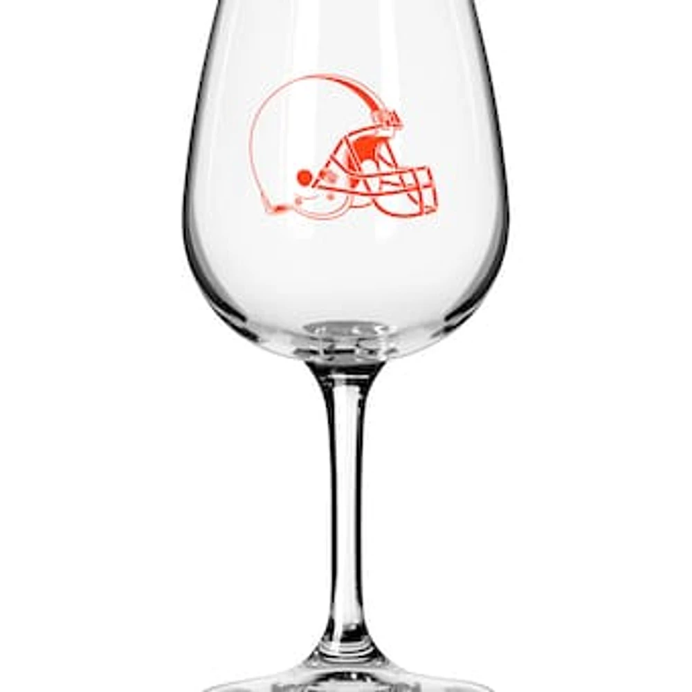 Cleveland Browns Logo 12oz. Stemmed Wine Glass