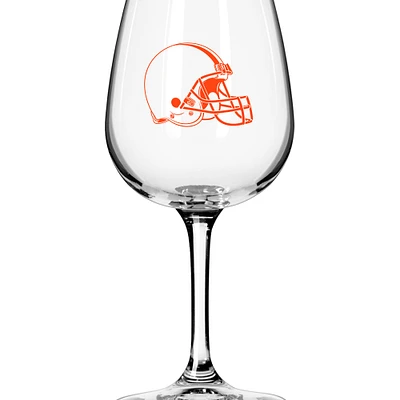 Cleveland Browns Logo 12oz. Stemmed Wine Glass