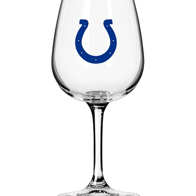 Indianapolis Colts Logo 12oz. Stemmed Wine Glass