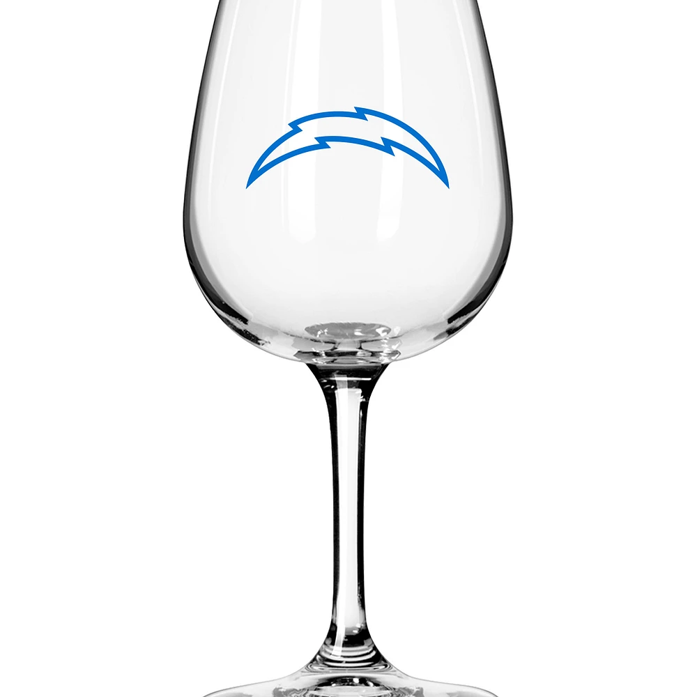 Los Angeles Chargers Logo 12oz. Stemmed Wine Glass