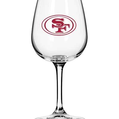 San Francisco 49ers Logo 12oz. Stemmed Wine Glass