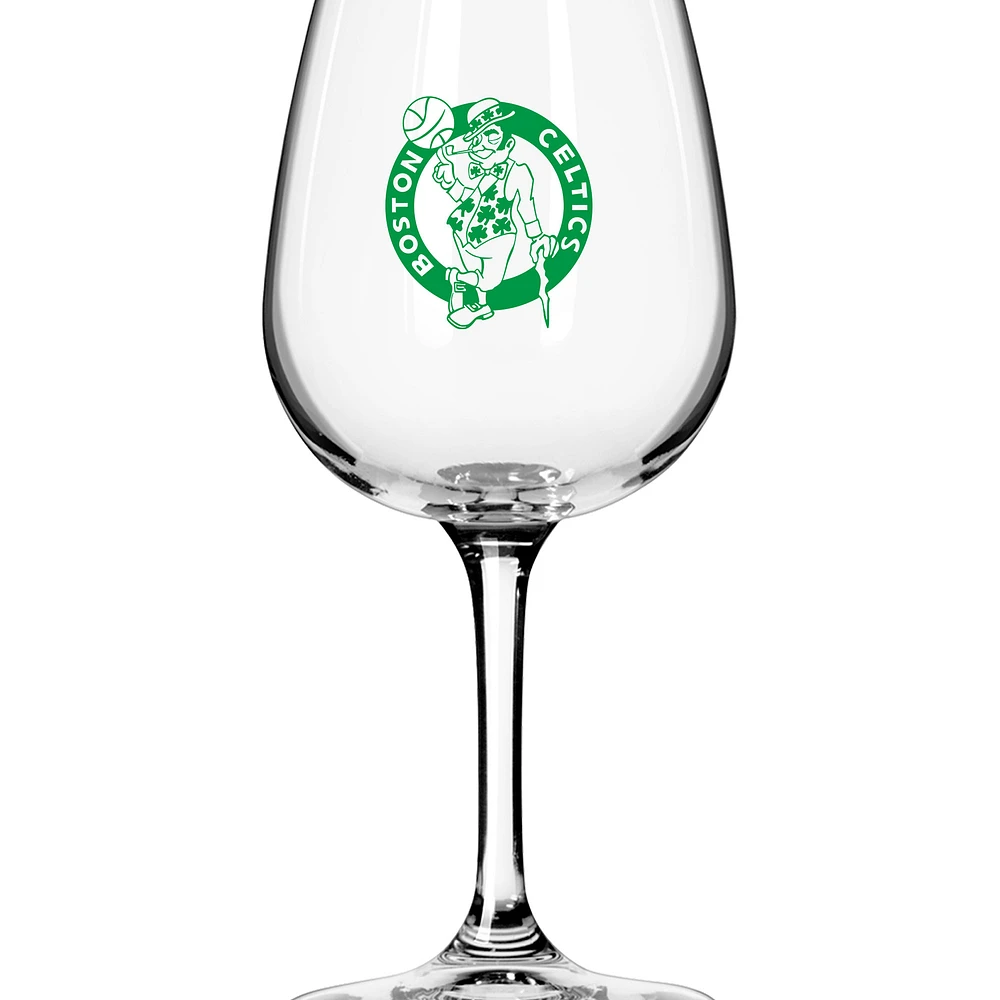 Boston Celtics Logo 12oz. Stemmed Wine Glass