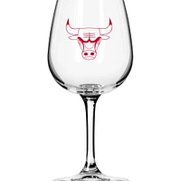 Chicago Bulls Logo 12oz. Stemmed Wine Glass