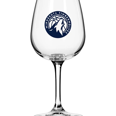 Minnesota Timberwolves Logo 12oz. Stemmed Wine Glass