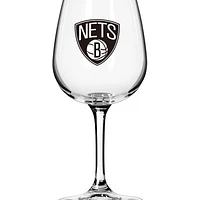 Brooklyn Nets Logo 12oz. Stemmed Wine Glass