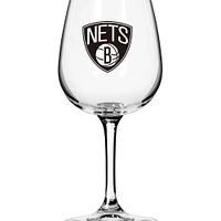 Brooklyn Nets Logo 12oz. Stemmed Wine Glass