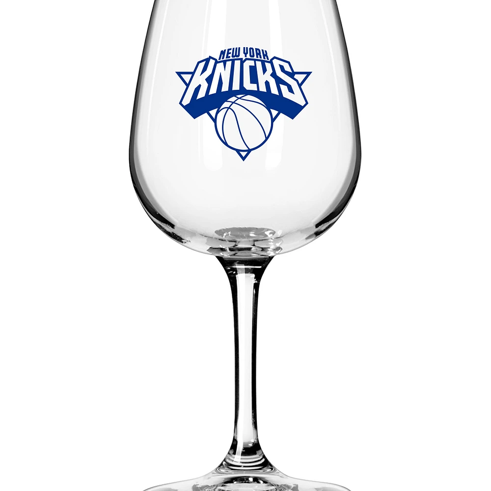 New York Knicks Logo 12oz. Stemmed Wine Glass