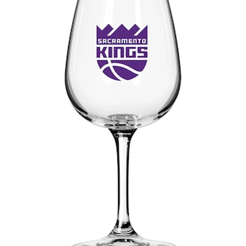 Sacramento Kings Logo 12oz. Stemmed Wine Glass