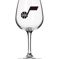 Utah Jazz Logo 12oz. Stemmed Wine Glass