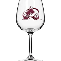 Colorado Avalanche Logo 12oz. Stemmed Wine Glass