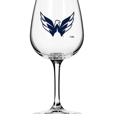 Washington Capitals Logo 12oz. Stemmed Wine Glass