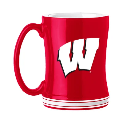 Wisconsin Badgers 14oz. Logo Relief Mug