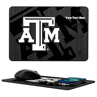 Texas A&M Aggies Personalized Wireless Charger & Mouse Pad