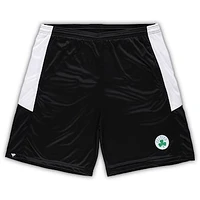 Men's Fanatics Black Boston Celtics Big & Tall Champion Rush Practice Shorts