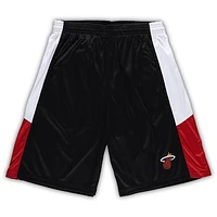 Men's Fanatics Black Miami Heat Big & Tall Champion Rush Practice Shorts