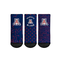 Toddler Rock Em Socks Arizona Wildcats #1 Fan 3-Pack Crew Socks Set