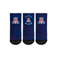 Toddler Rock Em Socks Arizona Wildcats #1 Fan 3-Pack Crew Socks Set