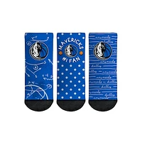 Toddler Rock Em Socks Dallas Mavericks #1 Fan 3-Pack Crew Socks Set