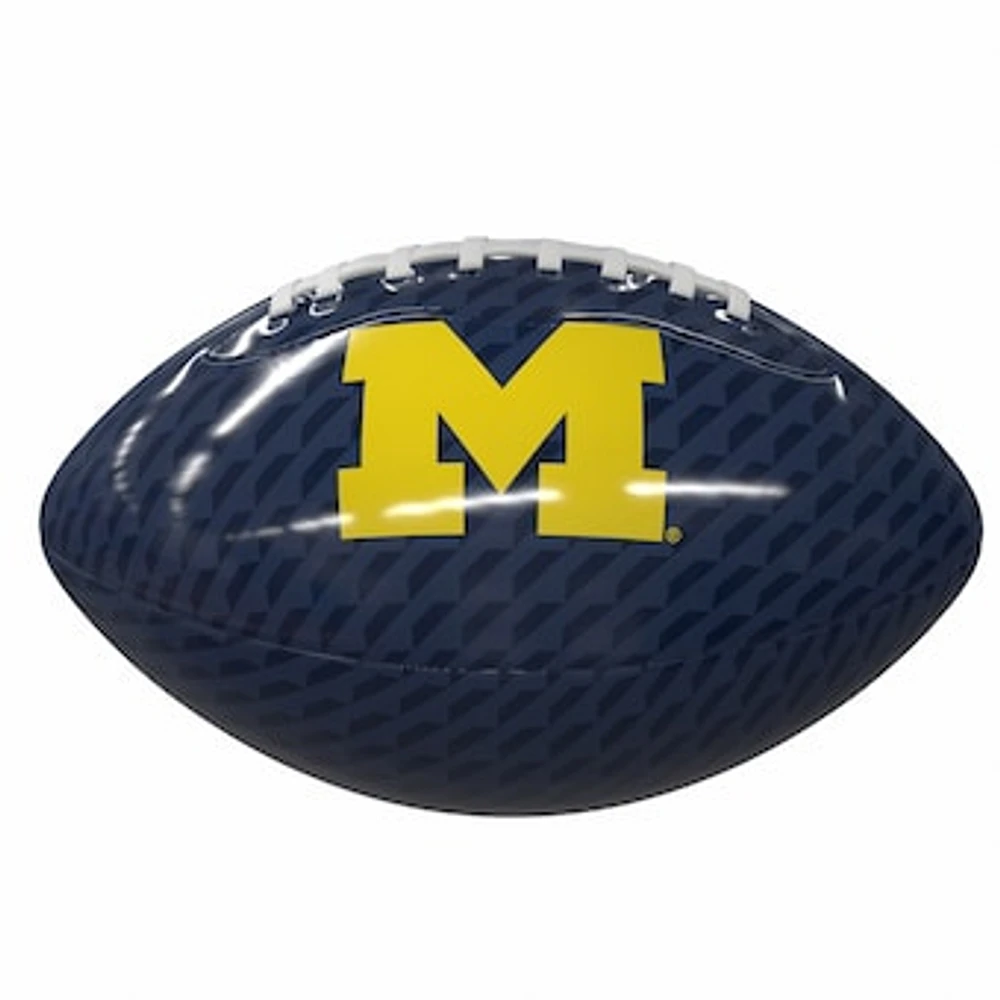 Michigan Wolverines Rubber Glossy Mini Football