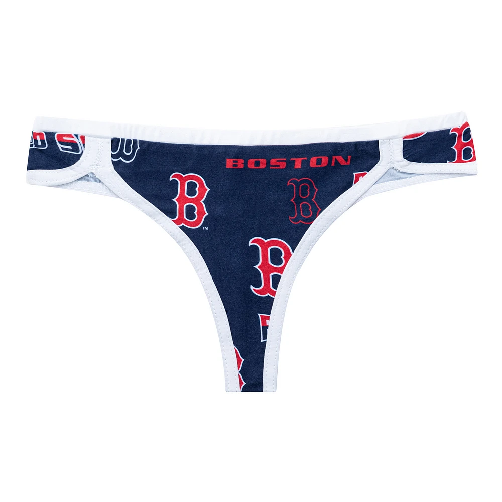 Women's Concepts Sport Navy/White Boston Red Sox Breakthrough Thong