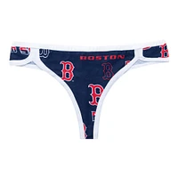 Women's Concepts Sport Navy/White Boston Red Sox Breakthrough Thong