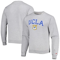 Men's League Collegiate Wear Gray UCLA Bruins 1965 Arch Essential Lightweight Pullover Sweatshirt