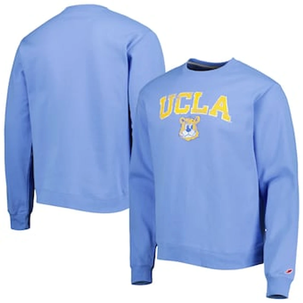 Men's League Collegiate Wear Light Blue UCLA Bruins 1965 Arch Essential Lightweight Pullover Sweatshirt