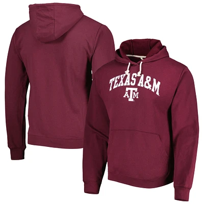 Men's League Collegiate Wear Maroon Texas A&M Aggies Arch Essential Pullover Hoodie