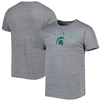 Men's League Collegiate Wear Heather Michigan State Spartans 1965 Arch Victory Falls Tri-Blend T-Shirt