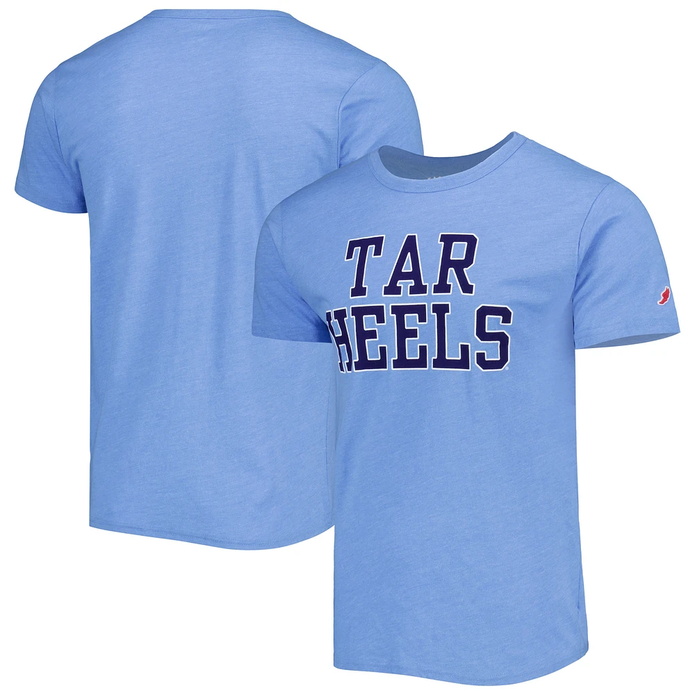 Men's League Collegiate Wear Carolina Blue North Tar Heels Local Victory Falls Tri-Blend T-Shirt