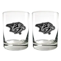 Nashville Predators 15oz. Legacy Rocks Glass Set