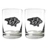 Nashville Predators 15oz. Legacy Rocks Glass Set
