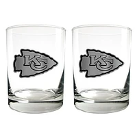Kansas City Chiefs 15oz. Legacy Rocks Glass Set