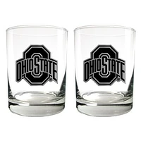 Ohio State Buckeyes 15oz. Legacy Rocks Glass Set