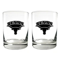 Texas Longhorns 15oz. Legacy Rocks Glass Set