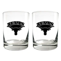 Texas Longhorns 15oz. Legacy Rocks Glass Set