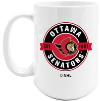 The Sports Vault Ottawa Senators 15oz. Sublimated Coffee Mug