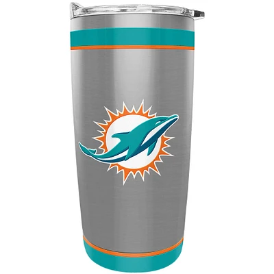 The Sports Vault Miami Dolphins 20oz. Stainless Steel Tumbler