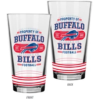 The Sports Vault Buffalo Bills 2-Piece Mixing Glass Set