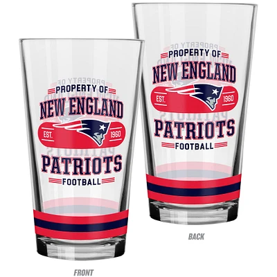 The Sports Vault New England Patriots 2-Piece Mixing Glass Set