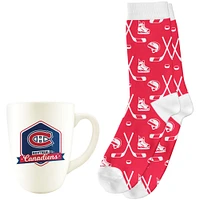 The Sports Vault Montreal Canadiens 14oz. Retro Mug & Sock Set